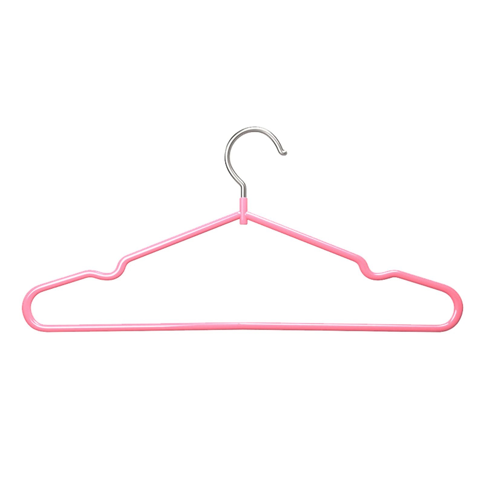 10pcs Durable No-Slip Metal Clothes Hangers
