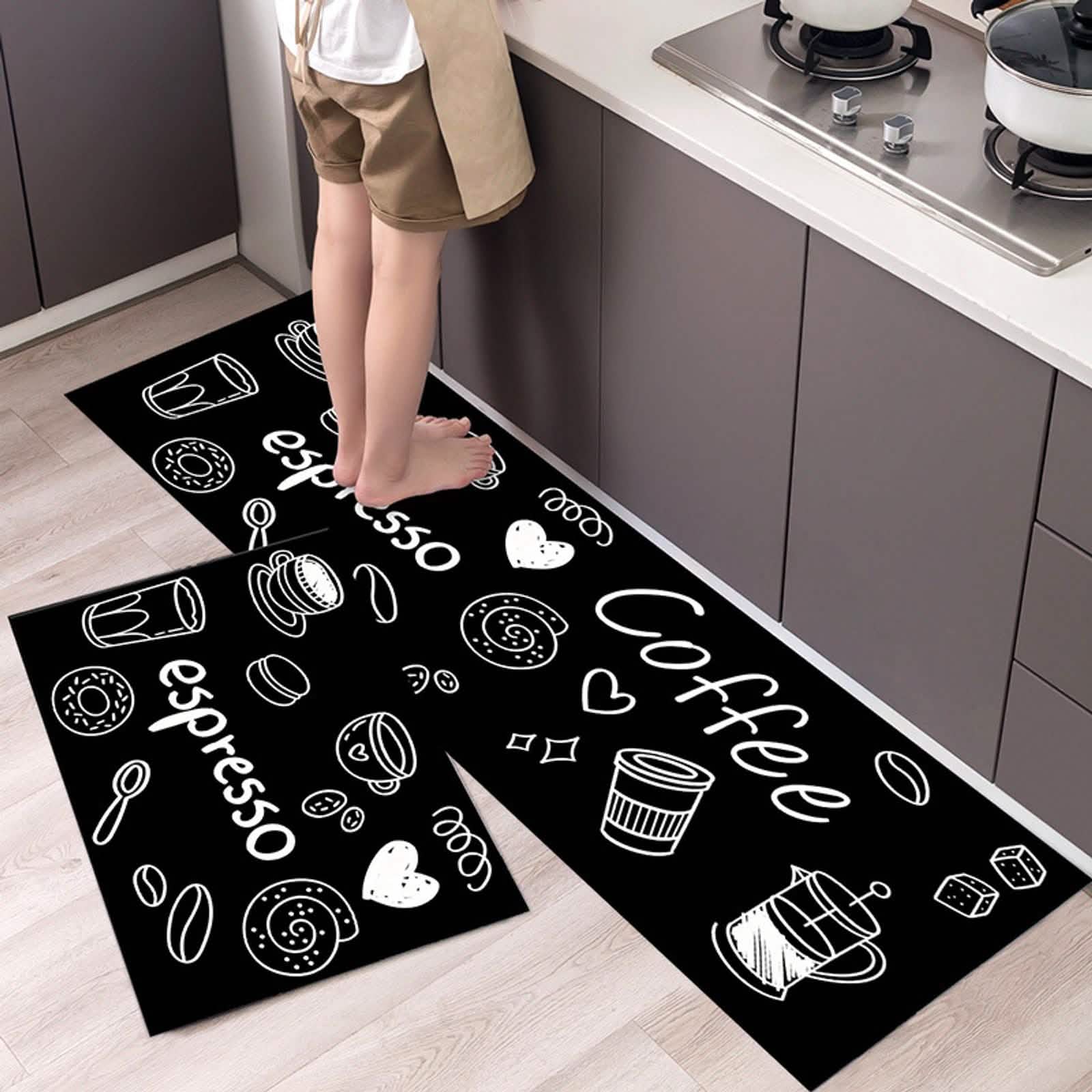 Nordic Style Kitchen Mat - Simple Modern Decor