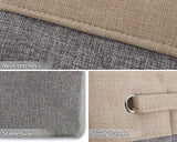 Foldable Linen Storage Bins with Handles for Organizing
