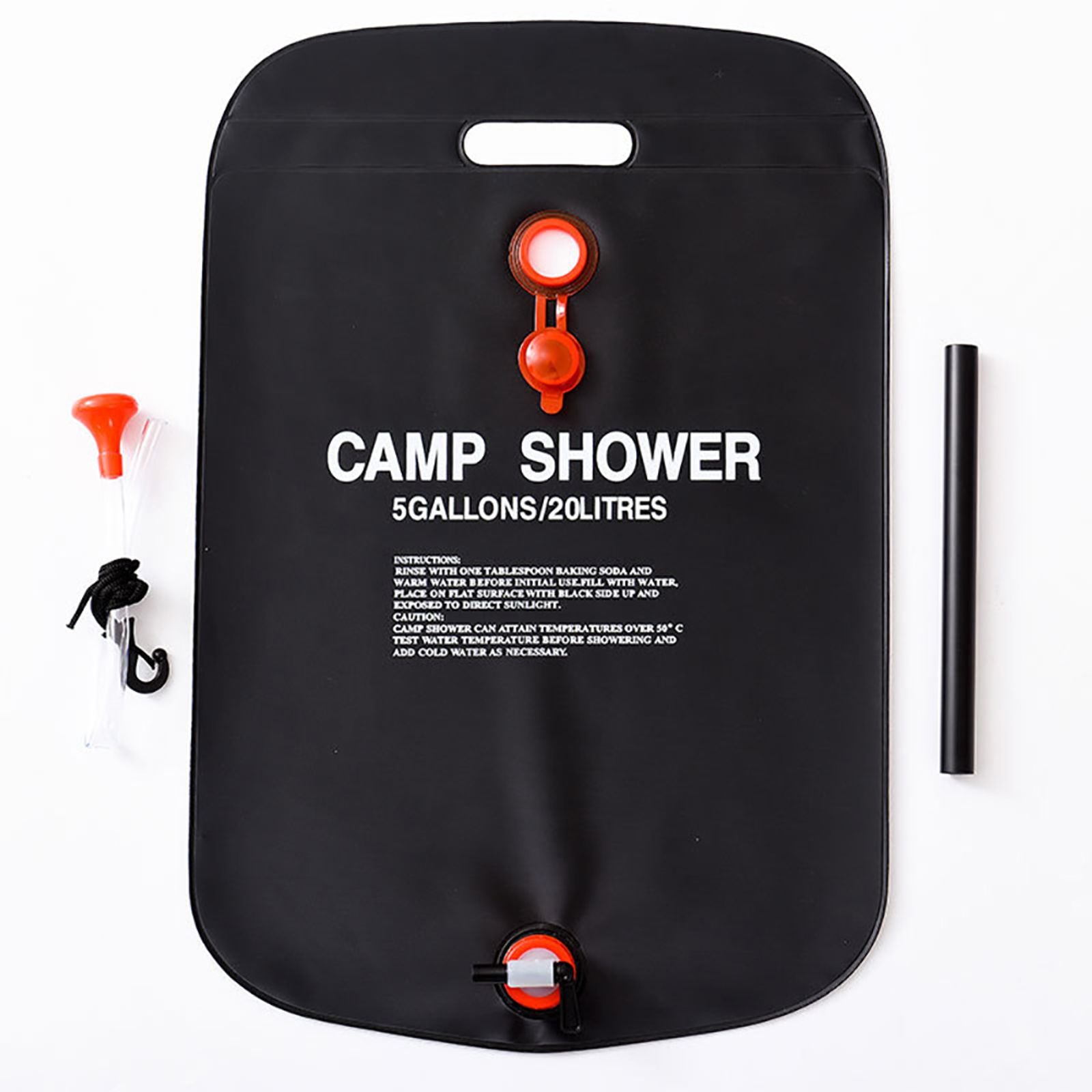 20L Portable Solar Camping Shower Bag
