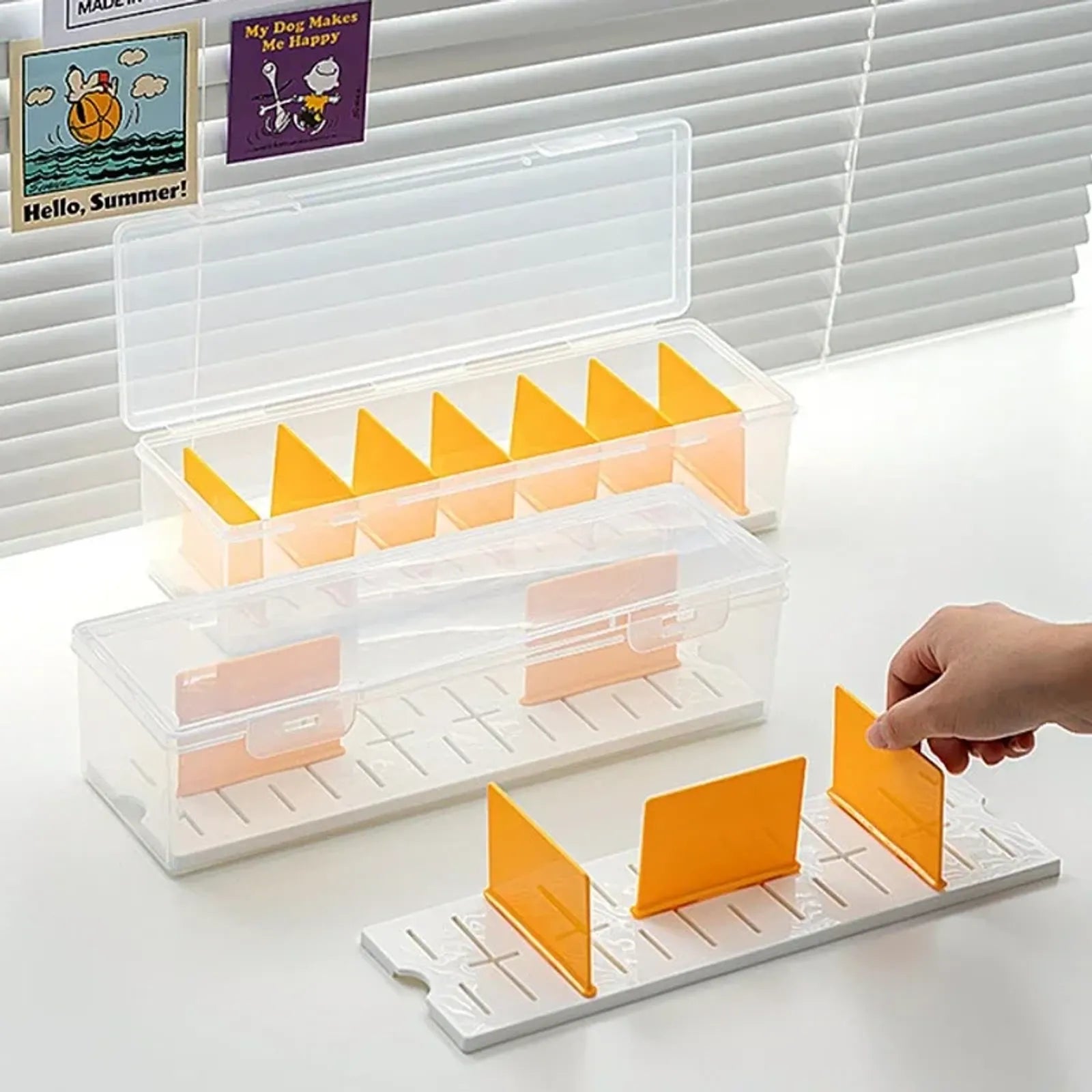 Clear Compartmentalized Organizer Box for 550+ Game Cards