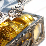 Plastic Transparent Pirate Treasure Box Jewelry Organizer