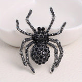 Vintage Women’s Spider Brooch Insect Pin for Coats & Sweaters