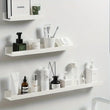 Self-Adhesive Bathroom Shelf Makeup Organizer Rack