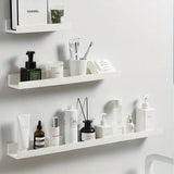 Self-Adhesive Bathroom Shelf Makeup Organizer Rack