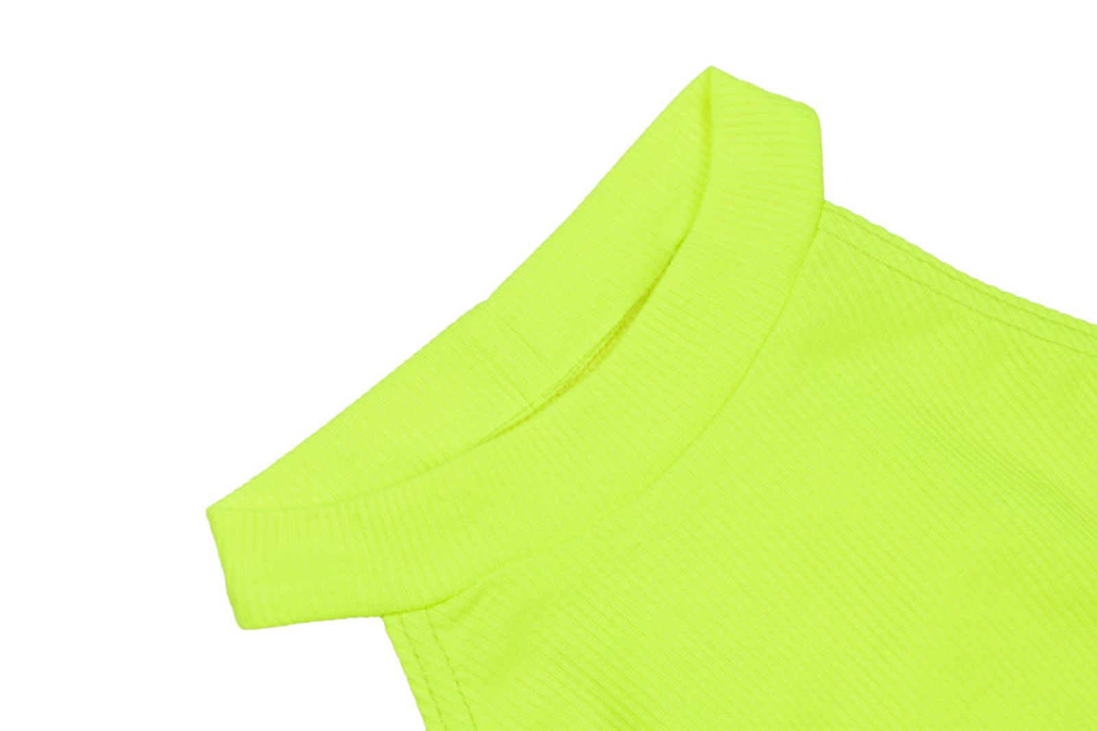 Sexy High Street Neon Bodysuit for Summer Parties