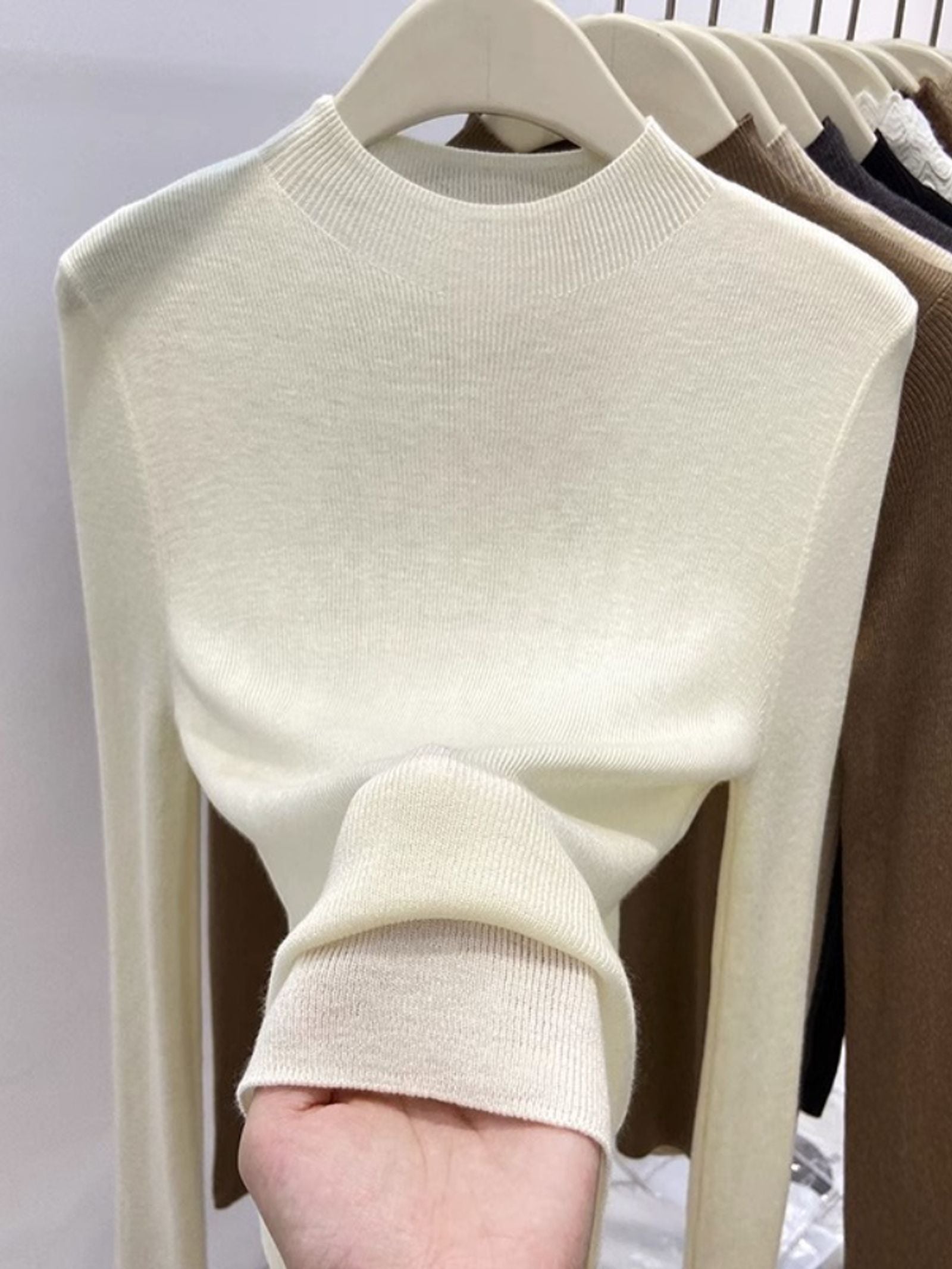 Women’s Solid Slim Turtleneck Sweater - Autumn/Winter