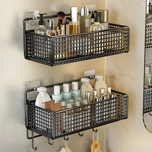 Multifunctional Wall-Mounted Bathroom Organiser