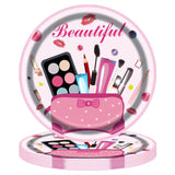 Makeup Birthday Disposable Tableware for Spa Parties