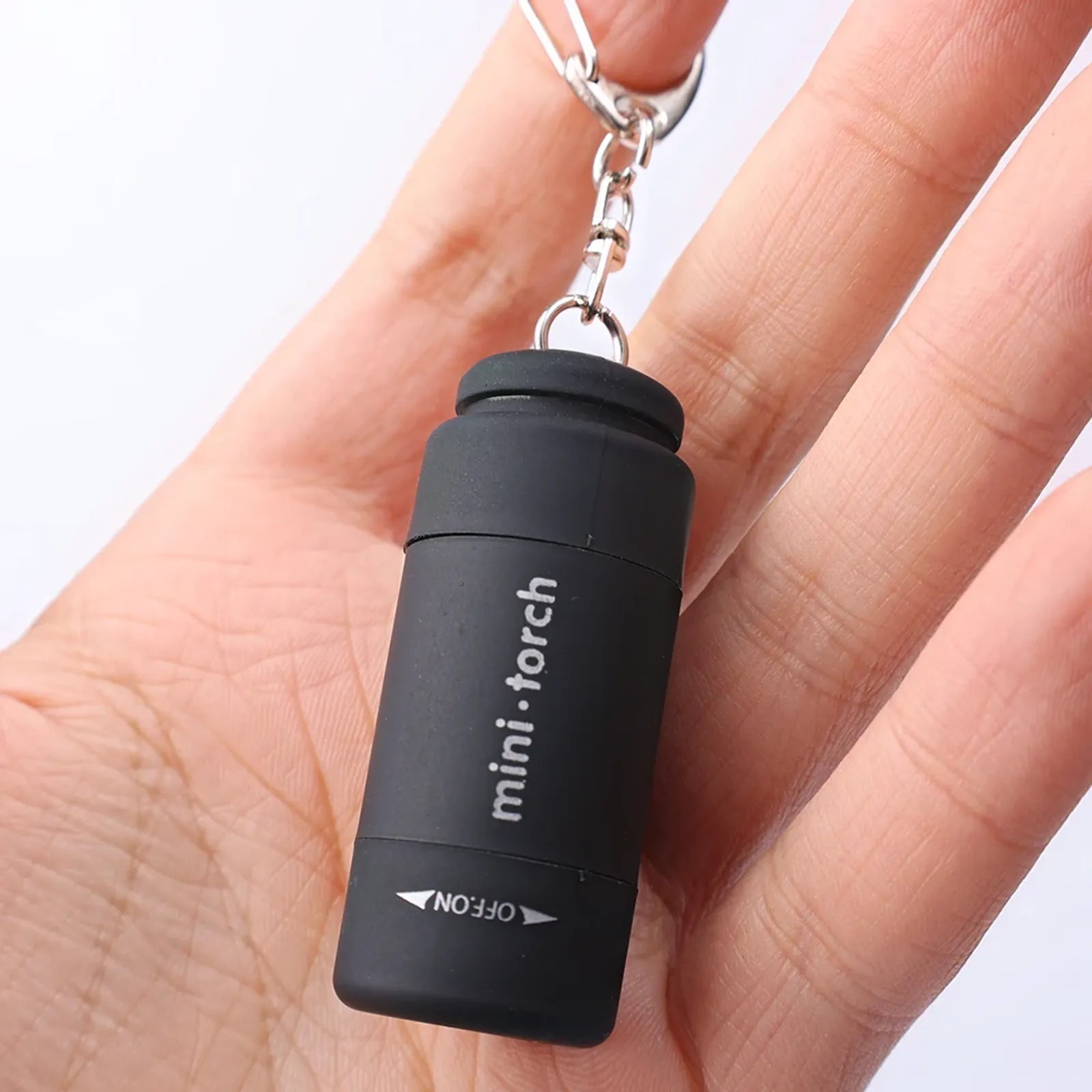 LED Micro Pocket Flashlight - USB Rechargeable & Waterproof