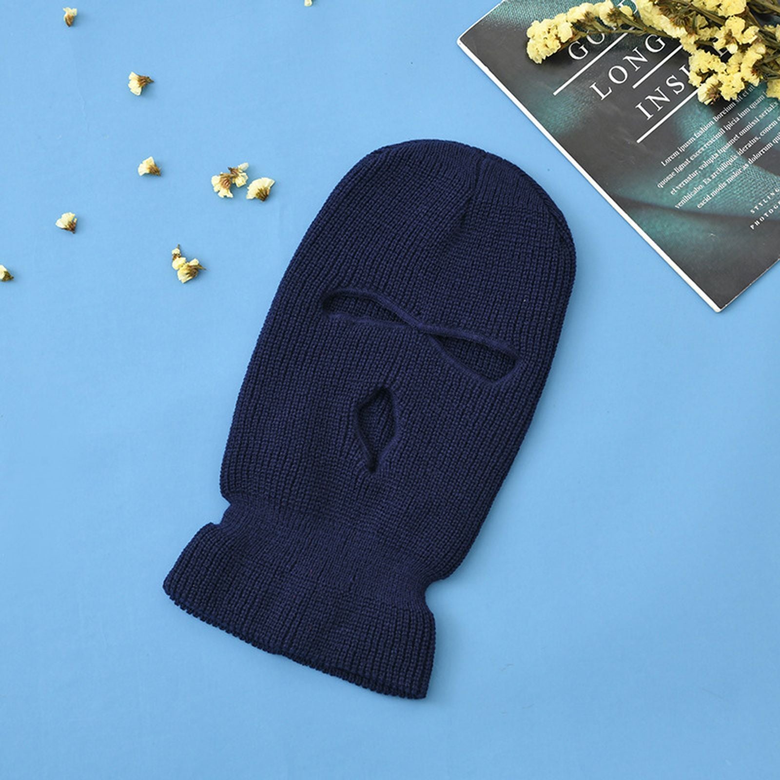 Windproof Full Face Knit Ski Mask for Winter
