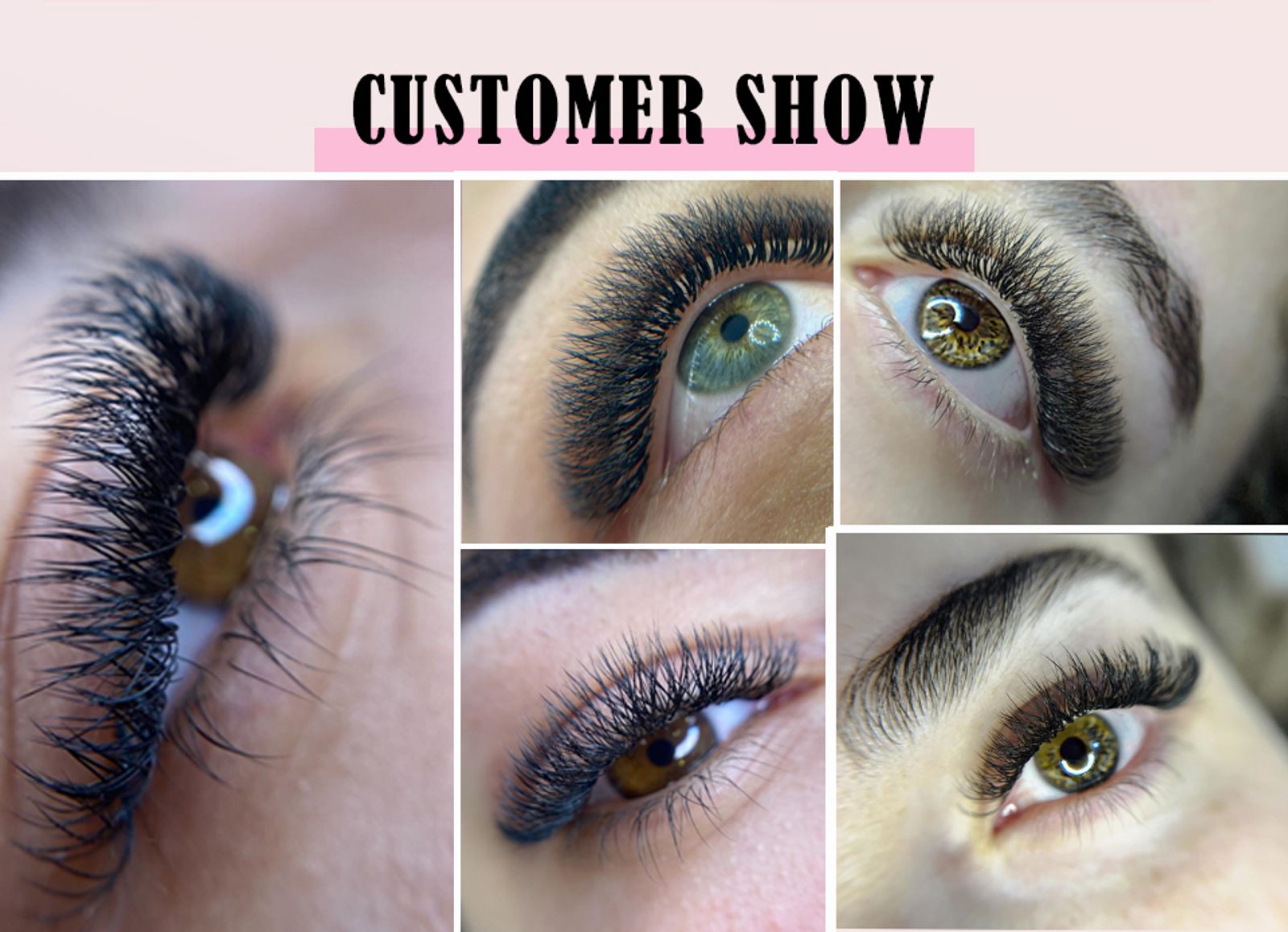 Befer W Shaped Fake Eyelash Extensions - 3D to 6D Variants