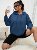 Solid Color Hoody for Women - Casual Fleece Hoodie
