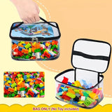 Large Clear PVC Toy Storage Bags - Waterproof Organizer Pouches
