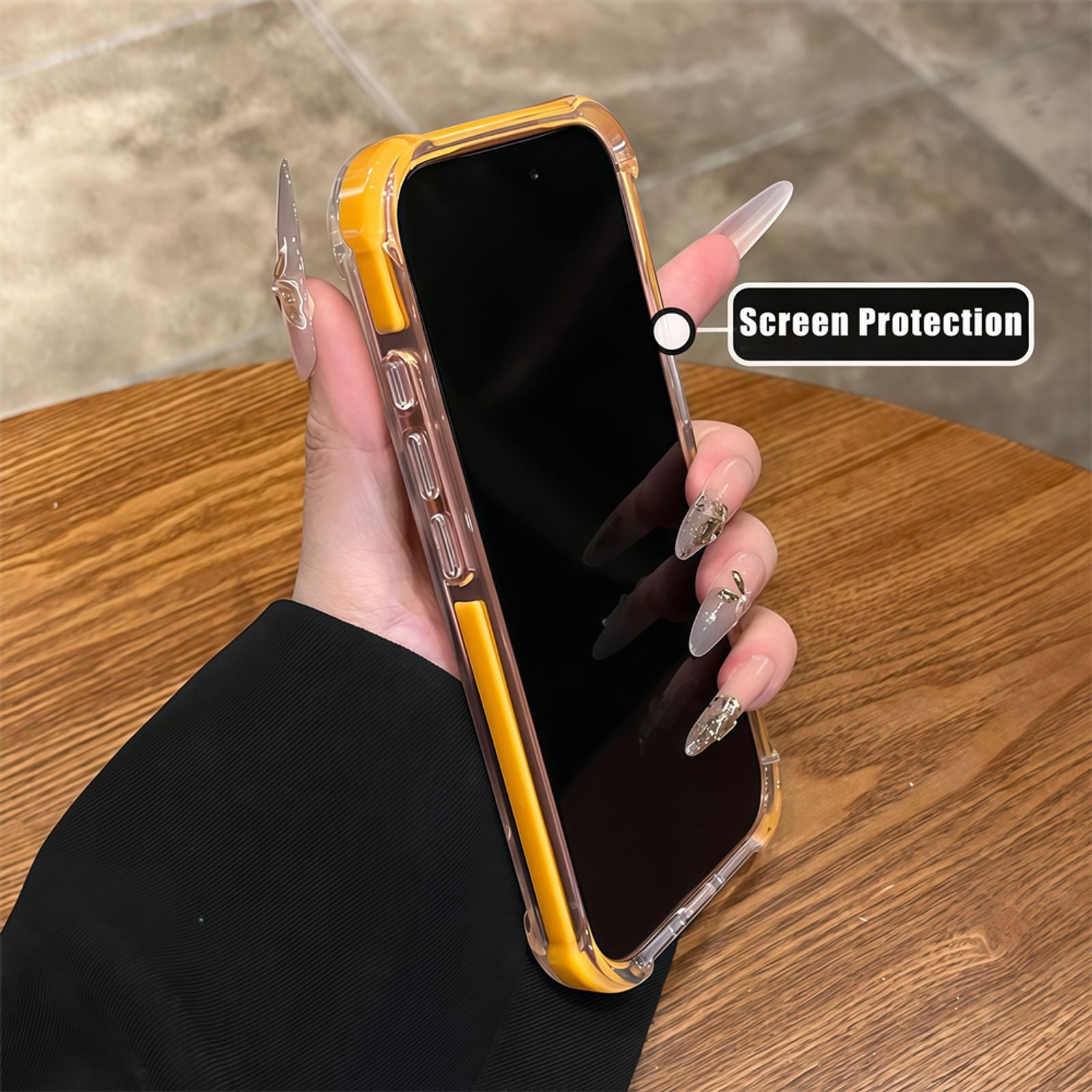 Transparent Clear Ultra Thin Acrylic Armor Case for iPhone
