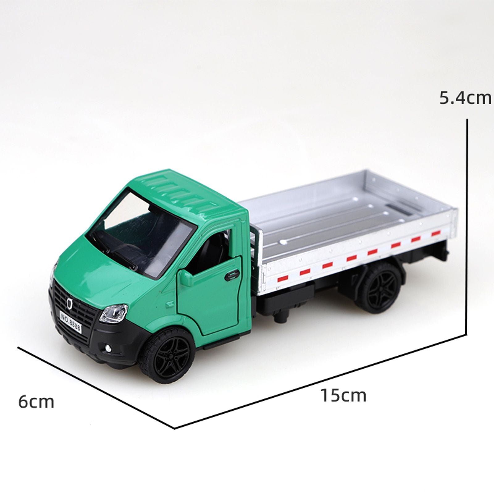 1:34 Scale Alloy Pullback Three-Door Truck
