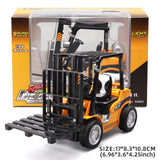 1:24 Scale Alloy Construction Forklift & Crane Toy Model