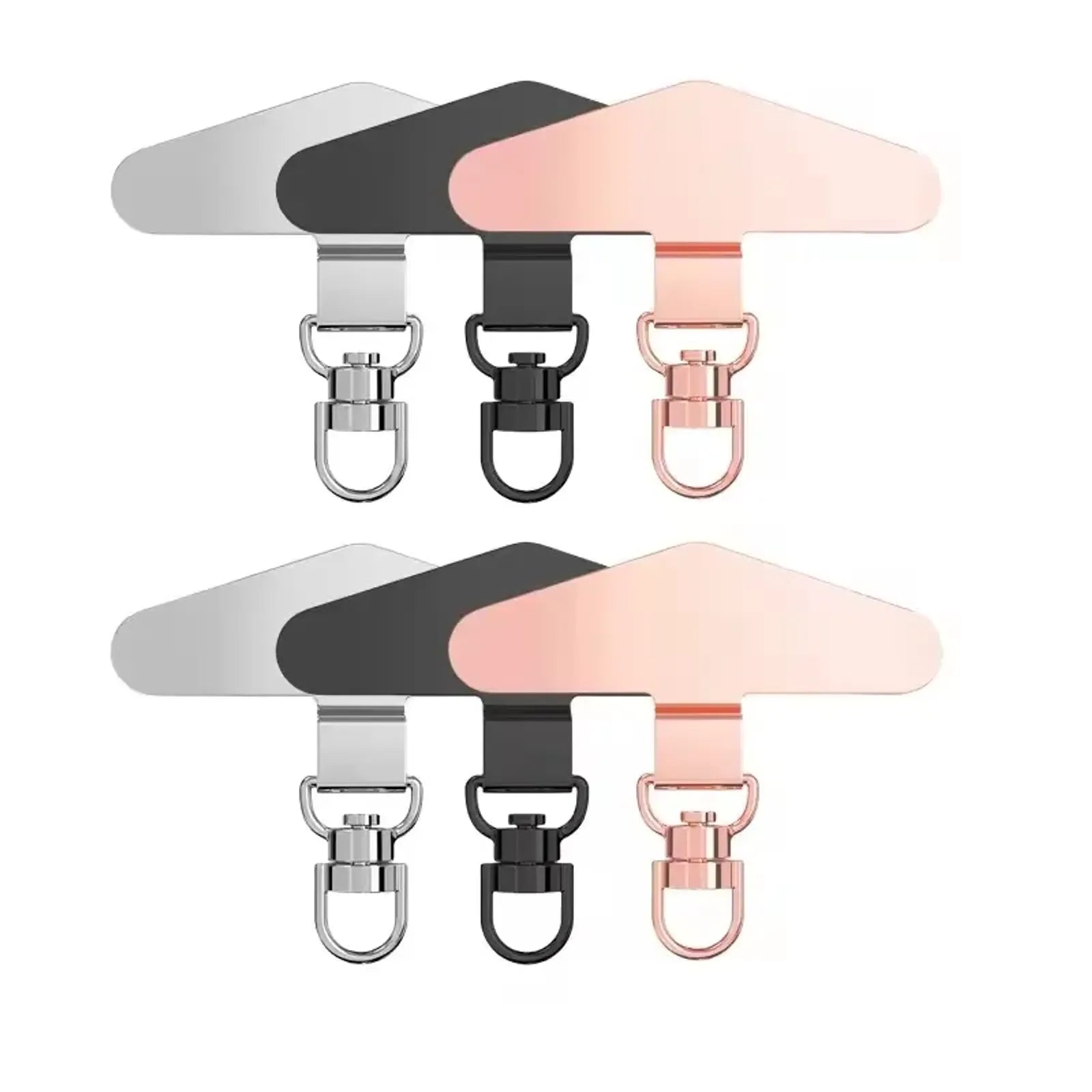 360° Rotation Steel Phone Tether Lanyard Connector