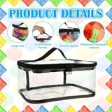 Transparent Mesh Zipper Toy Storage Bag - Large Capacity Organizer