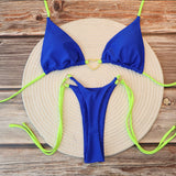 Women's Sexy Brazilian Bikini Set with Halter Top