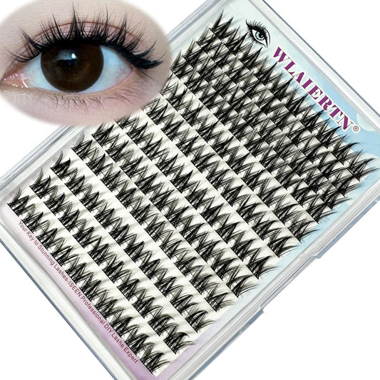3D DIY Anime False Eyelashes - Reusable Spiky Cluster Lashes