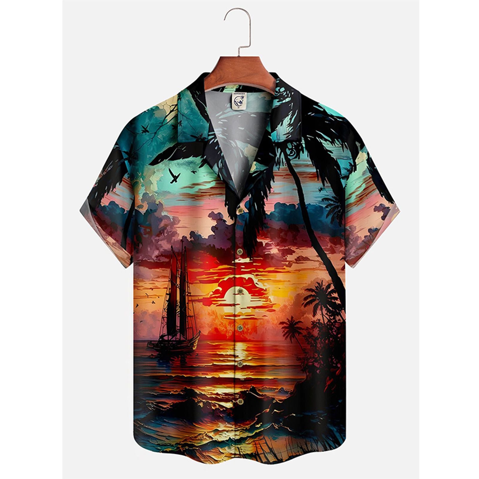 Men's Summer Dusk Pattern Casual Shirt