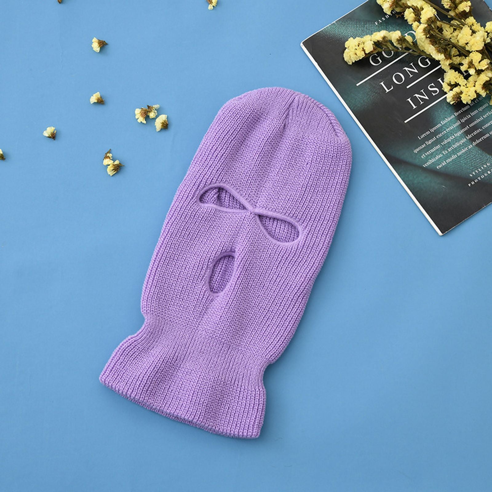 Windproof Full Face Knit Ski Mask for Winter