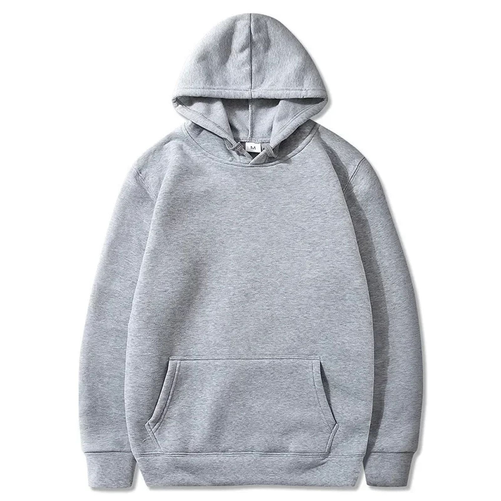 Men's and Women's Hooded Solid Color Sweatshirt