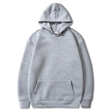 Men's and Women's Hooded Solid Color Sweatshirt