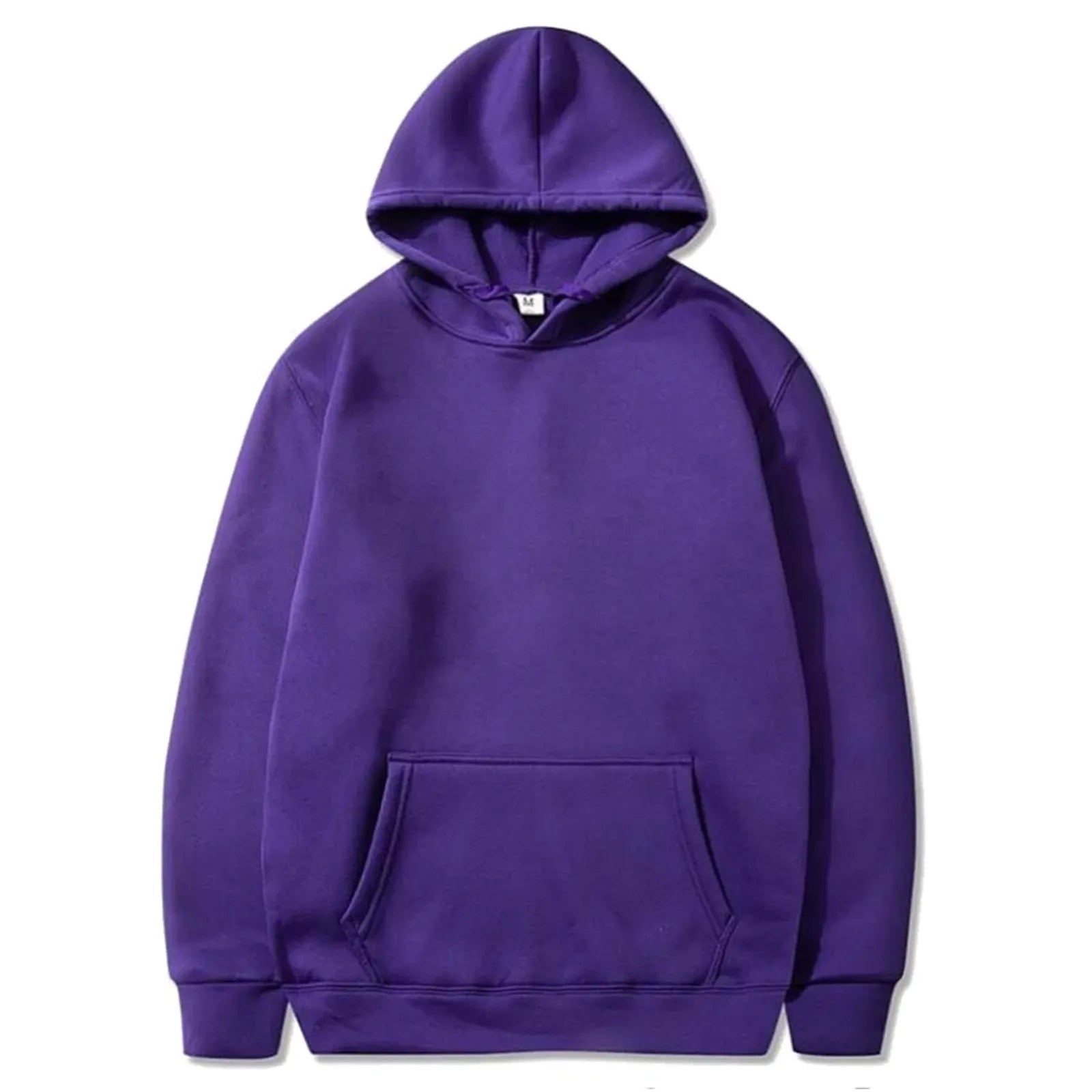 Men's Oversized Fleece Hoodie - Casual Pullover