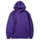 Men's Oversized Fleece Hoodie - Casual Pullover
