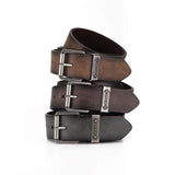 Western-Style PU Leather Belt for Men and Women