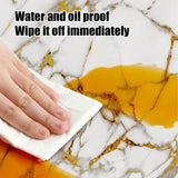 3D Marble Wall Stickers - Waterproof Self-Adhesive Decor