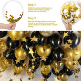 43 Pcs Metallic Thick Balloons Set for Party Decoration
