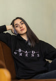 Bad Omens Moth Printed Oversized Hoodie
