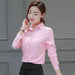 Pink (dark placket long sleeve)
