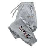 Womens LOVE Letter Print Luxury Sweatpants