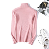 Casual Women's Knitted Turtleneck Sweater