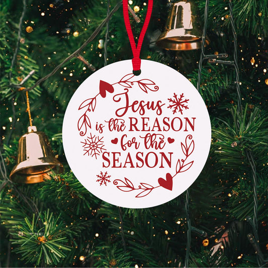 Jesus Is The Reason For The Season Christmas Ornament
