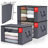 Foldable Clothes Storage Bag - Large Capacity Blanket Organizer