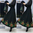 Women’s Floral Embroidered Knit Maxi Skirt