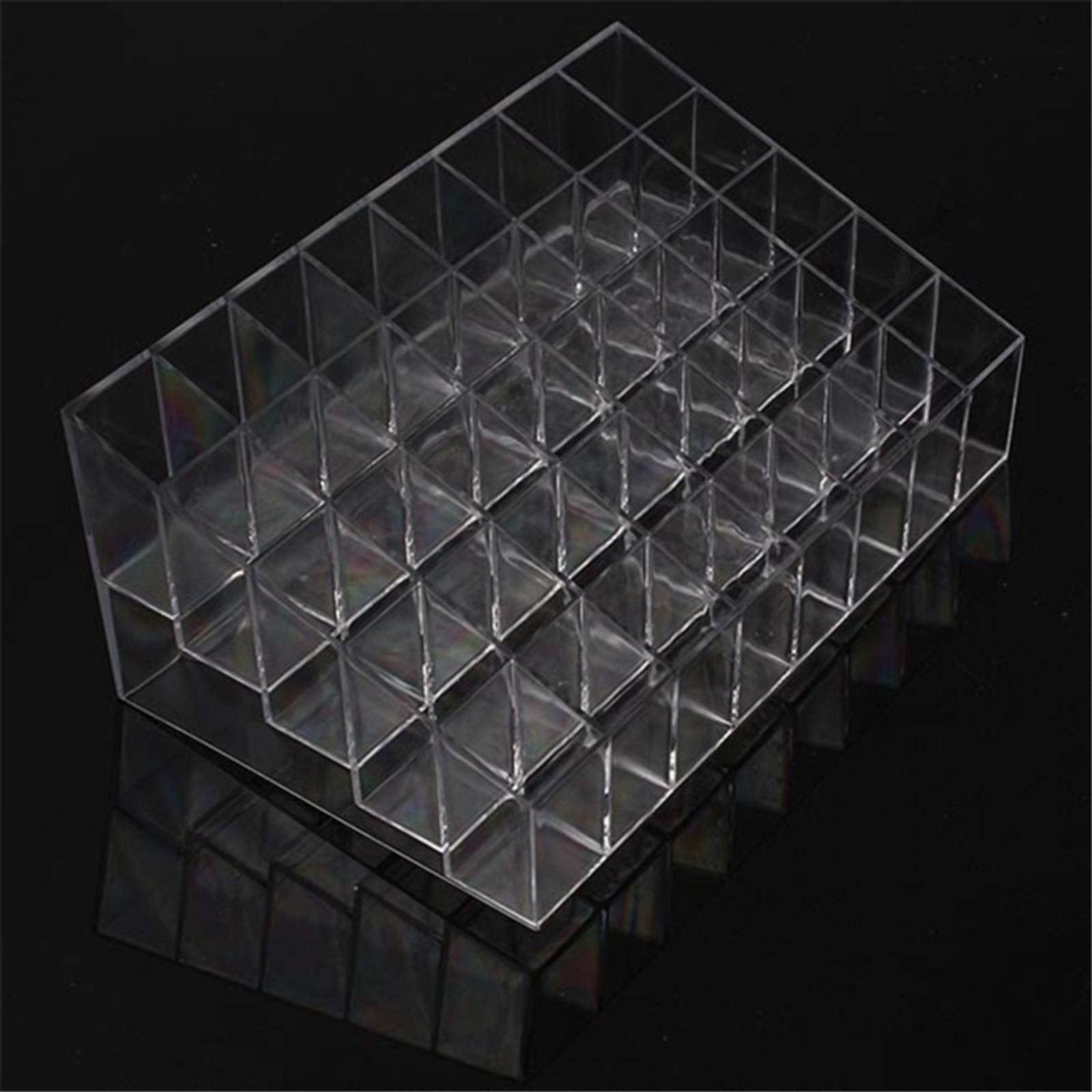 Clear Lipstick Stand Case Makeup Organizer