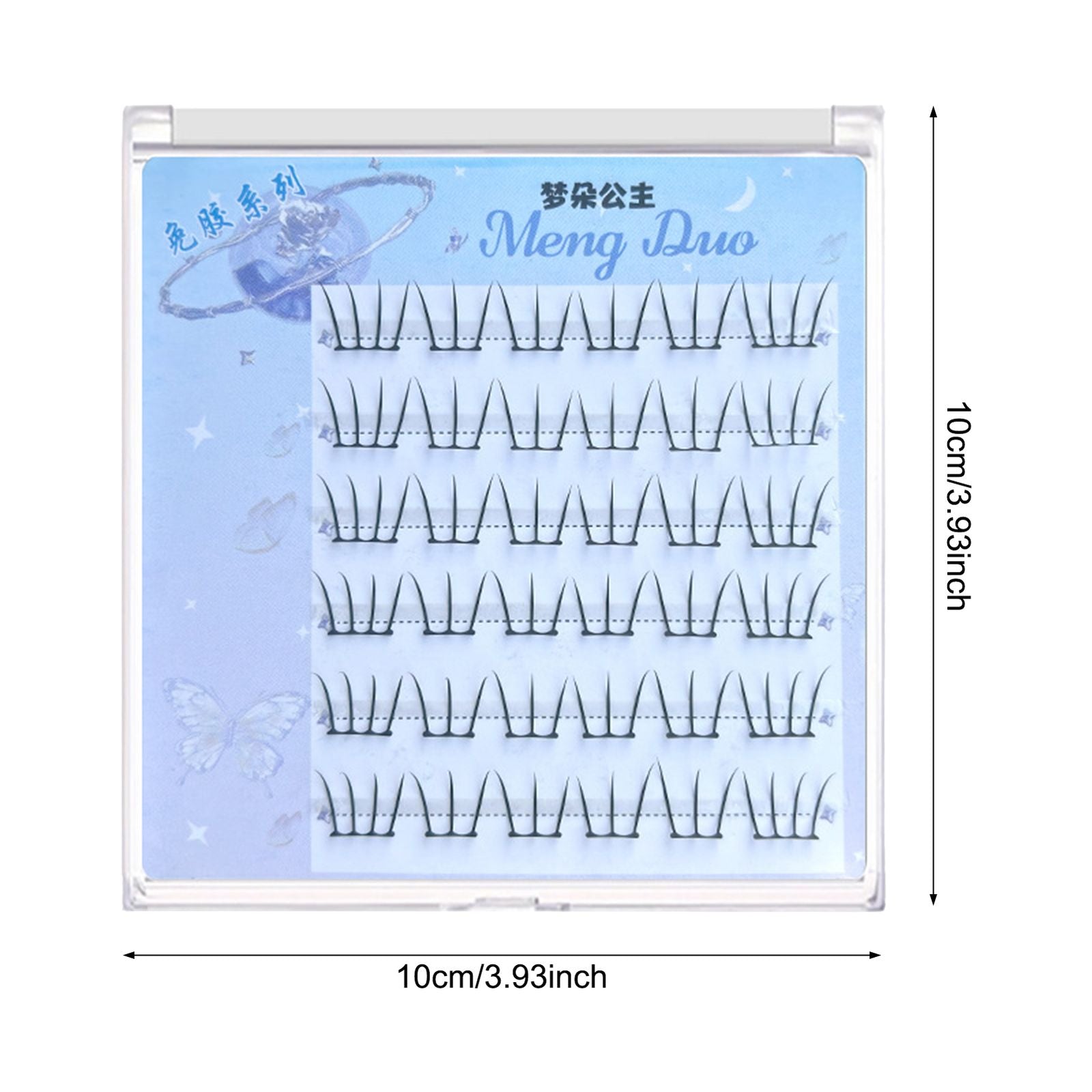 Self-Adhesive Fluffy Cluster Eyelashes for Daily Makeup