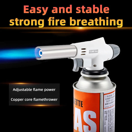 AutoIgnition Butane Gas Torch for Cooking and Camping