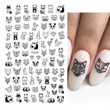 6PCS 3D Valentine's Day Nail Art Stickers