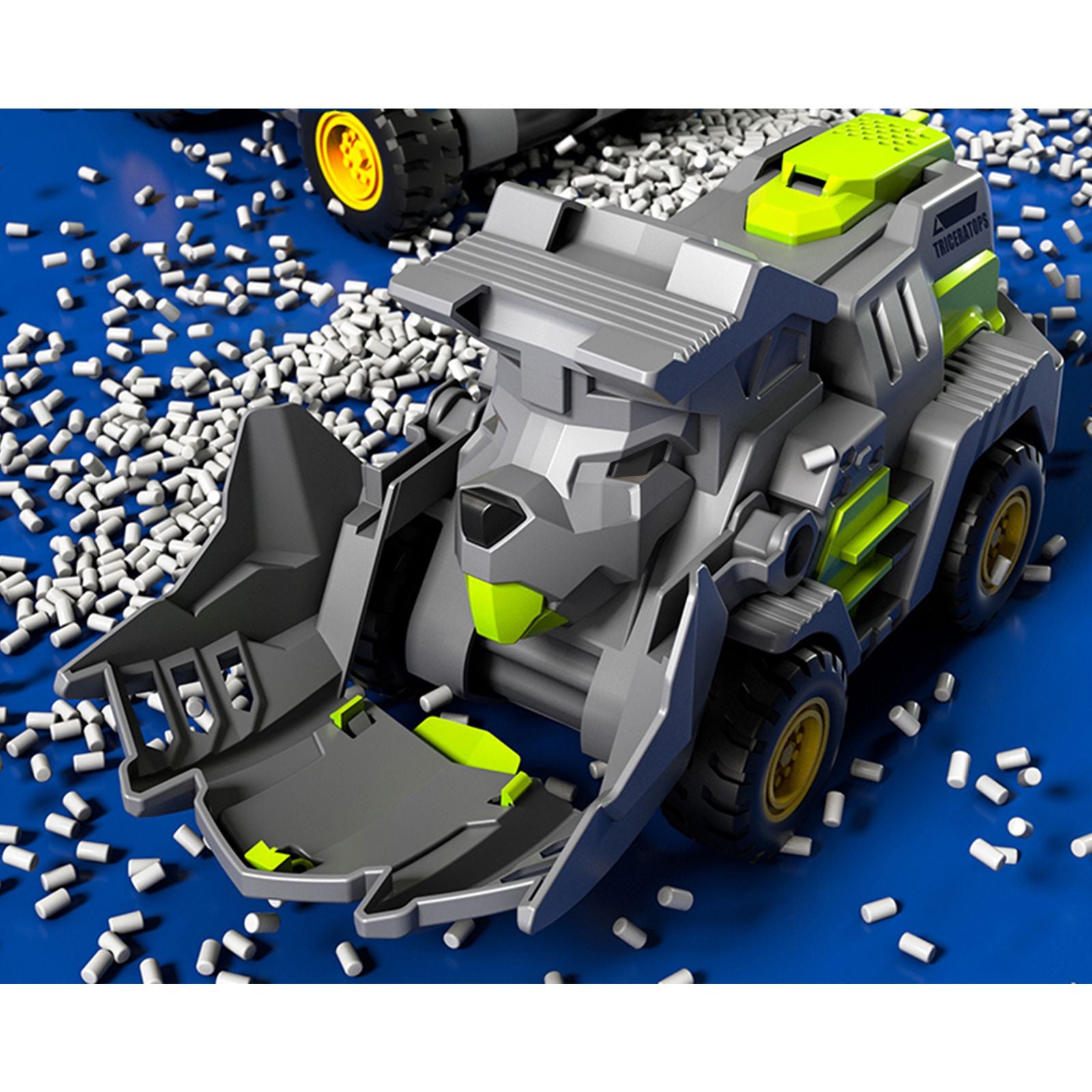 2-in-1 Transforming Dinosaur Car for Kids