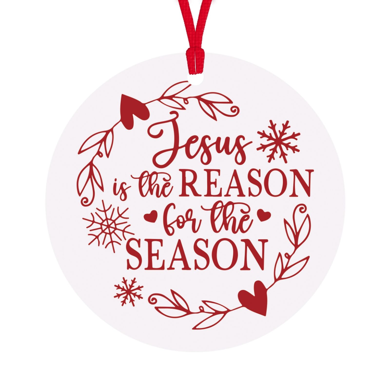 Jesus Is The Reason For The Season Christmas Ornament