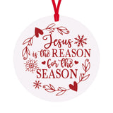 Jesus Is The Reason For The Season Christmas Ornament