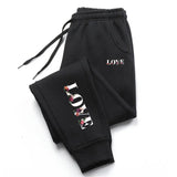 Womens LOVE Letter Print Luxury Sweatpants