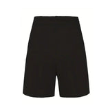 Y2K Solid Button Front High Waist Beach Shorts